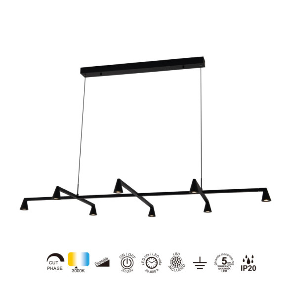 Подвесная люстра Mantra 9408 AFRICA