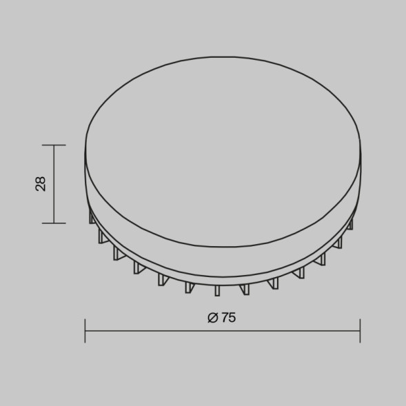 Светодиодная лампа Voltega Wi-Fi bulbs 2430 9W 220V 630lm GX53 белый (теплый)