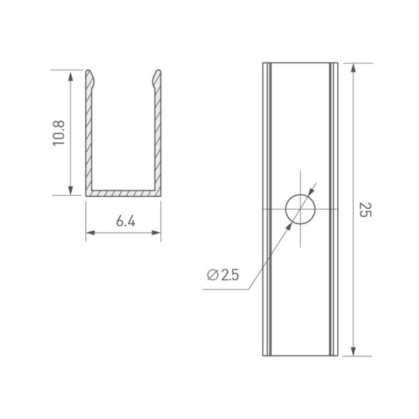 Крепеж для гибкого неона Arlight AURORA 039353