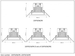 Встраиваемый точечный светильник LUCIDE Inky-LED 22970/18/99