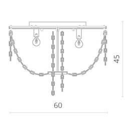 Потолочная люстра Divinare AURORA 2006/01 PL-6