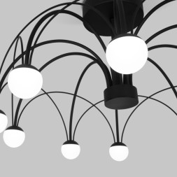 Люстра на штанге Eurosvet 90035/10 LED черный RAGNO