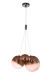 Подвесной светильник Crystal Lux ELCHE ELCHE SP3 COPPER