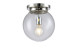 Потолочный светильник Crystal Lux Mario MARIO PL1 D250 NICKEL/TRANSPARENTE