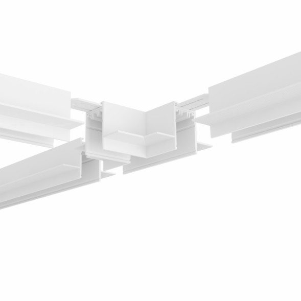 Коннектор для шинопровода Denkirs SMART HIDE TR2113-WH