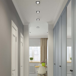 Встраиваемый точечный светильник Elektrostandard 117 MR16 белый/черный