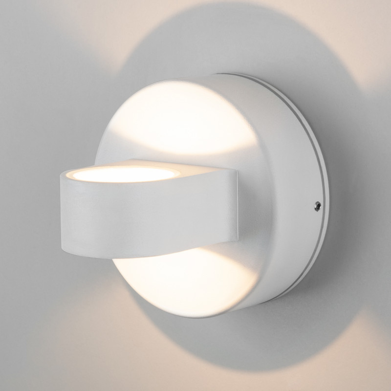 Уличный настенный светильник Elektrostandard 1523 TECHNO LED Glow белый
