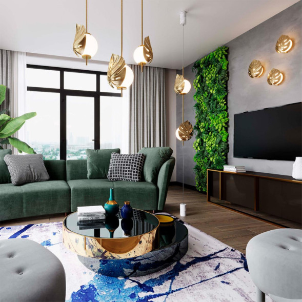 Подвесной светильник Odeon Light JUNGLE 4864/1