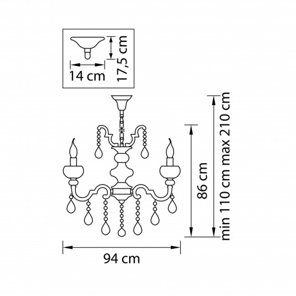 Подвесная люстра Lightstar Montare 787102