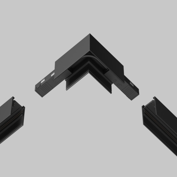 Подвод питания Maytoni Technical Magnetic track system Exility накладной черный TRA034CPC-42B-15-1