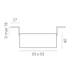 Точечный встраиваемый светильник Lightstar Domino G214507GMOD