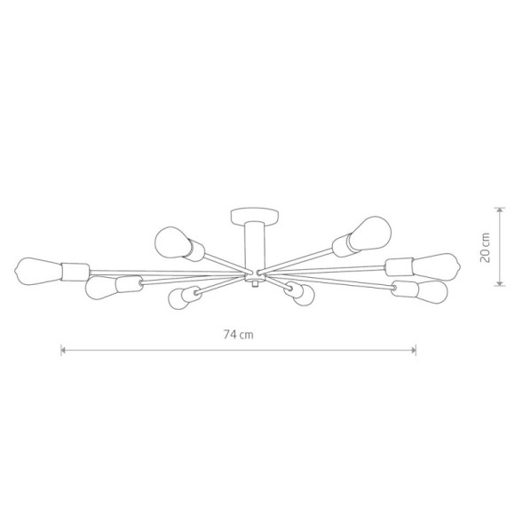 Люстра на штанге Nowodvorski MILL 9135