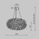 Подвесной светильник MODELUX MS.9029.12 CR