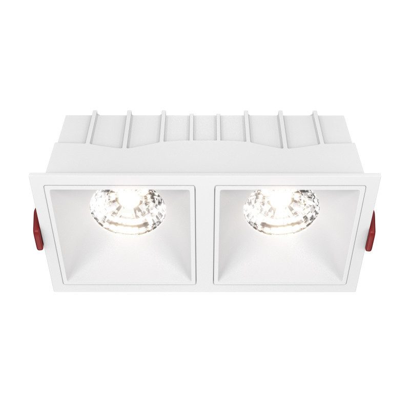 Точечный встраиваемый светильник Maytoni Technical Alfa LED DL043-02-15W4K-SQ-W