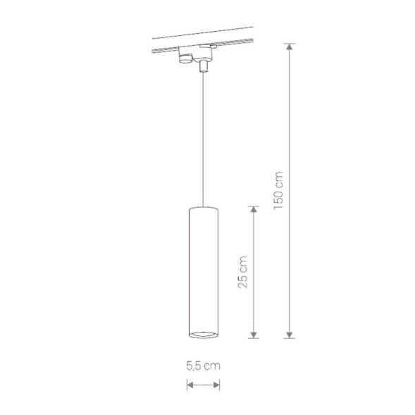 Трековый светильник Nowodvorski PROFILE EYE 9338