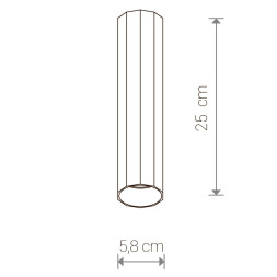 Накладной точечный светильник Nowodvorski POLY 8877