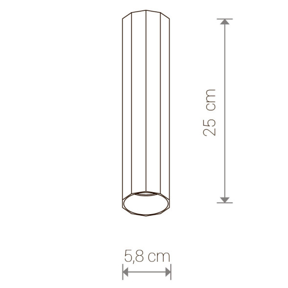 Накладной точечный светильник Nowodvorski POLY 8877