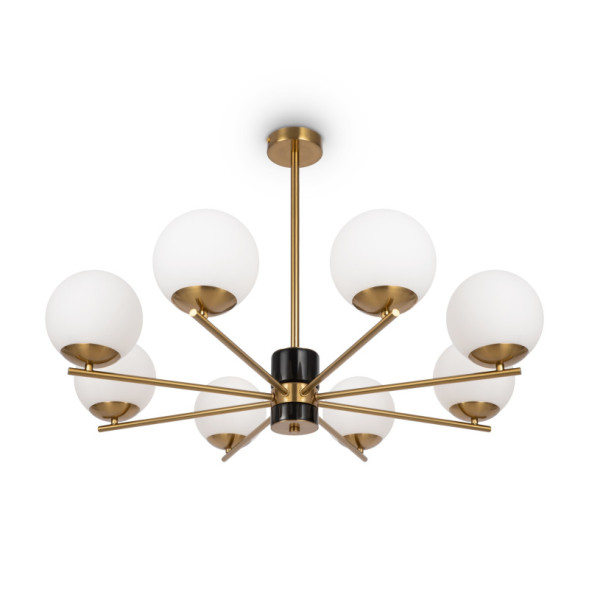 Люстра на штанге Freya MARBLE FR5230PL-08BS