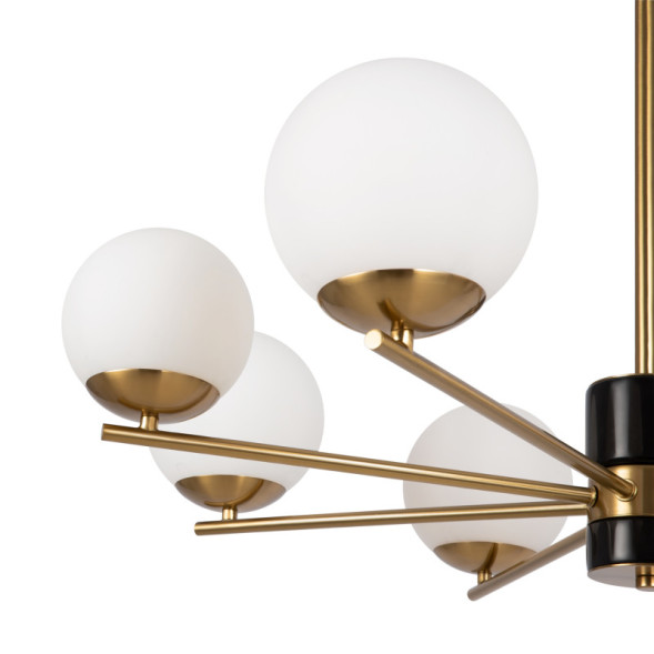 Люстра на штанге Freya MARBLE FR5230PL-08BS