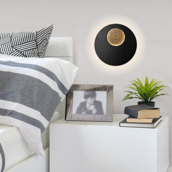 Бра Elektrostandard 40150/1 LED черный /золото