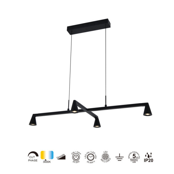 Подвесная люстра Mantra 9410 AFRICA