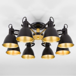 Люстра на штанге Eurosvet Denley 70112/8 черный