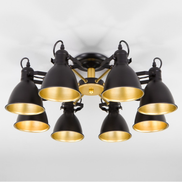 Люстра на штанге Eurosvet Denley 70112/8 черный