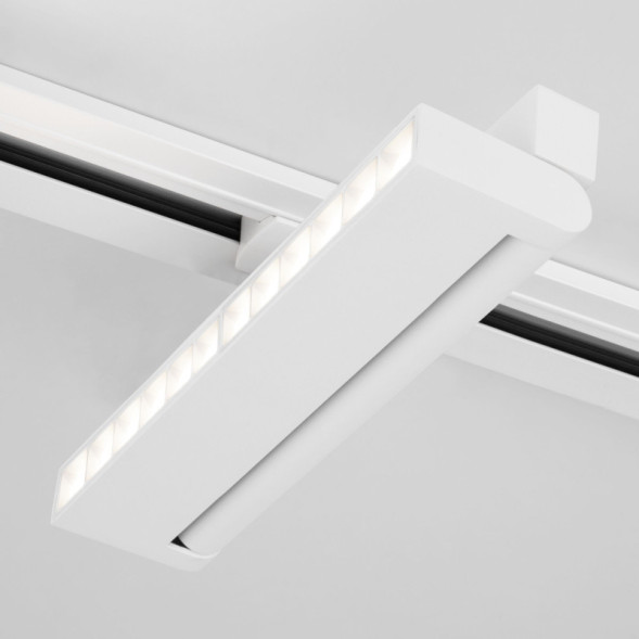 Трековый светильник Elektrostandard Garda Белый 20W 4200K (85018/01) однофазный