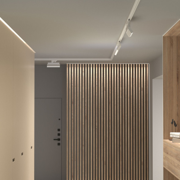 Трековый светильник Elektrostandard Garda Белый 20W 4200K (85018/01) однофазный