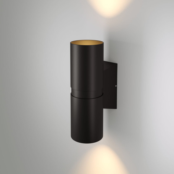 Уличный настенный светильник Elektrostandard Liberty LED черный (35124/U)