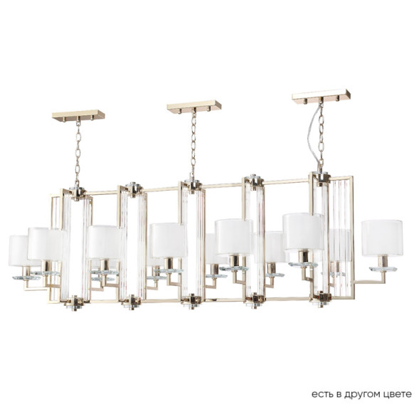 Подвесная люстра Crystal Lux NICOLAS NICOLAS SP12 L1600 GOLD/WHITE