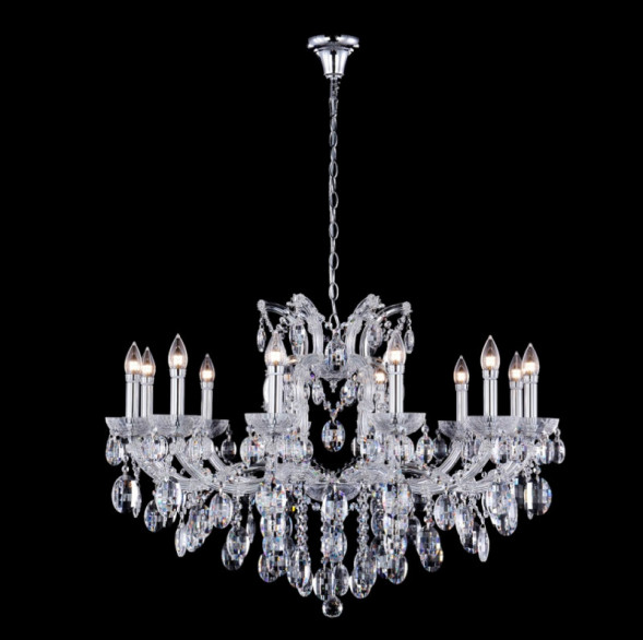 Подвесная люстра Crystal Lux HOLLYWOOD HOLLYWOOD SP12 CHROME