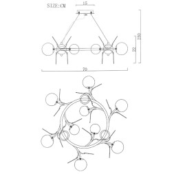 Детская люстра ImperiumLoft Matisse 167236-26