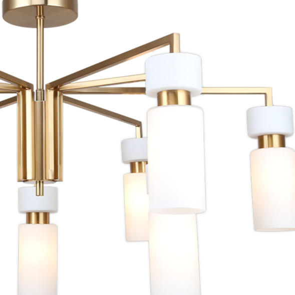 Люстра на штанге Escada 1171/9P Brass Sonnet