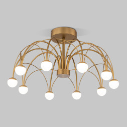 Люстра на штанге Eurosvet 90031/10 LED золото RAGNO