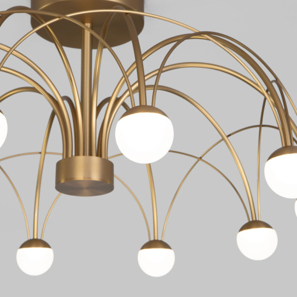 Люстра на штанге Eurosvet 90031/10 LED золото RAGNO