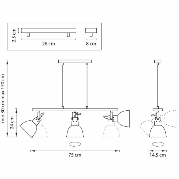 Подвесная люстра Lightstar Acrobata 761130