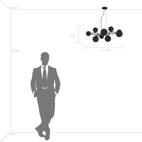 Подвесная люстра Lightstar GLOBO 815097