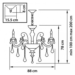 Подвесная люстра Lightstar Lusso 788084