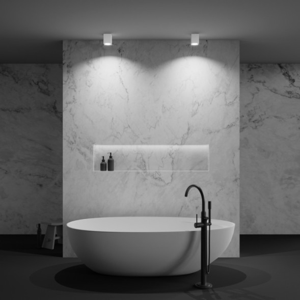 Точечный влагозащищенный светильник Maytoni Technical Sirius C030CL-01W