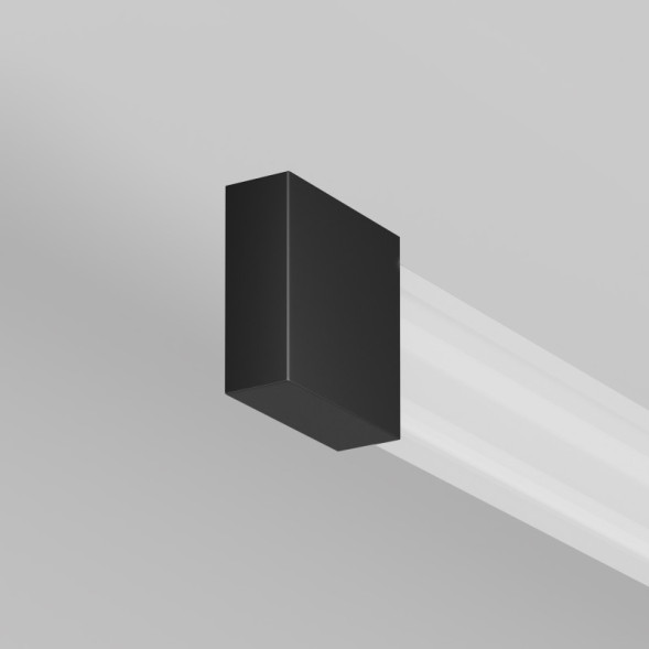 Заглушка для трекового шинопровода Maytoni Technical Magnetic track system Flexity накладной черный TRA200EC-11B