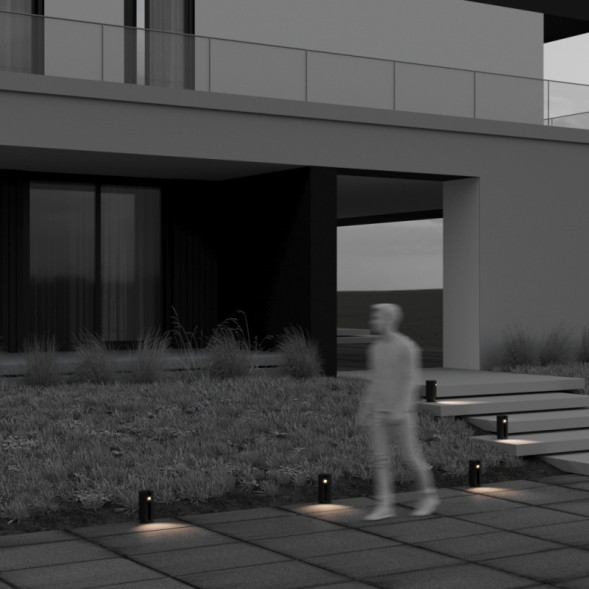 Садово-парковый светильник Maytoni Cave O468FL-L3B3K