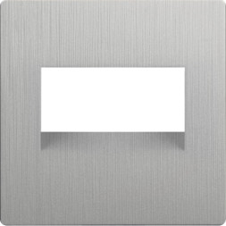 Клавиша Werkel WL09-RJ45+RJ45-CP серебряный рифленый