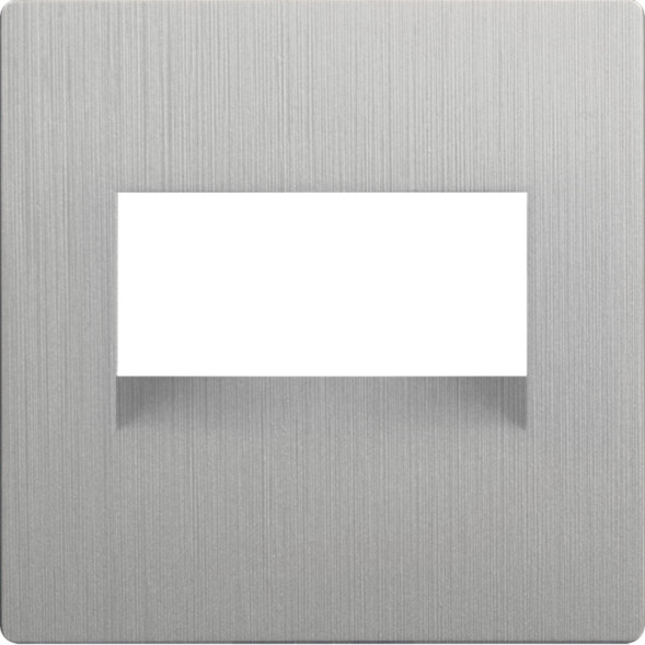 Клавиша Werkel WL09-RJ45+RJ45-CP серебряный рифленый