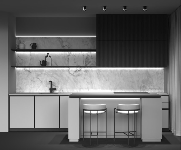 Накладной точечный светильник Maytoni Technical ORLO C085CL-9W3K-B