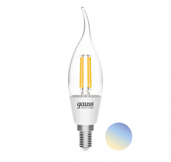Светодиодная лампа Gauss 1280112 4.5W 220V 495lm E14 белый (регулируемый)