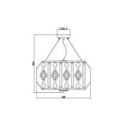 Подвесная люстра Vele Luce Buzzati 255 VL2181P08