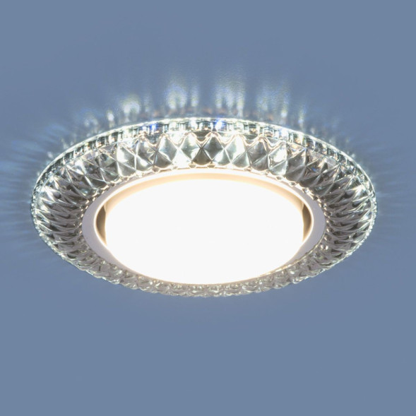 Встраиваемый точечный светильник Elektrostandard 3020 GX53 SB дымчатый