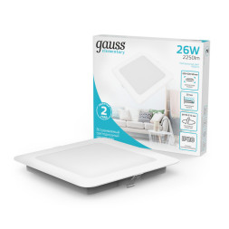 Встраиваемый точечный светильник Gauss 998520224