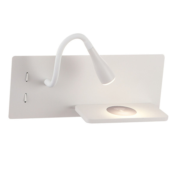 Бра Crystal Lux CLT 217W CLT 217W Qi+USB WH